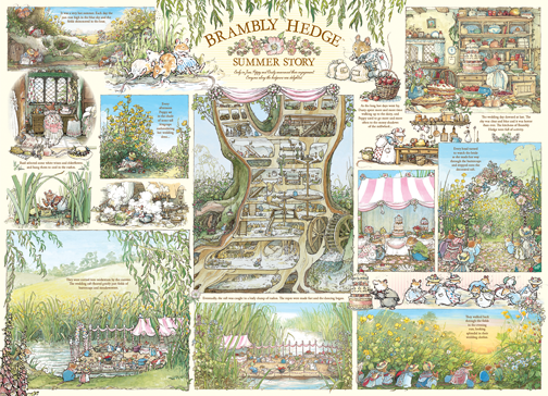Brambly Hedge Summer Story – 1000 Piece Jigsaw Puzzle (Cobble Hill)