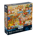 Box, turned right: Bulls In A China Shop – 1000 Piece Jigsaw Puzzle (House of Puzzles)