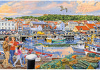 Artwork, puzzle 3 of 4: Beside the Seaside by Trevor Mitchell - 4x500 Piece Jigsaw Puzzle (Gibsons)