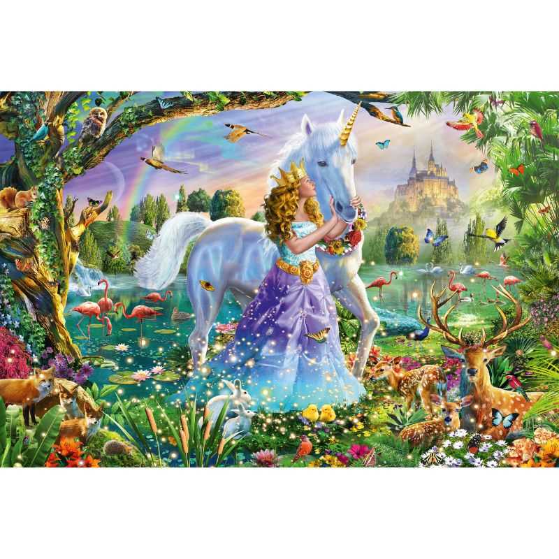 Princess Unicorn and Castle – 150 Piece Jigsaw Puzzle (Schmidt)
