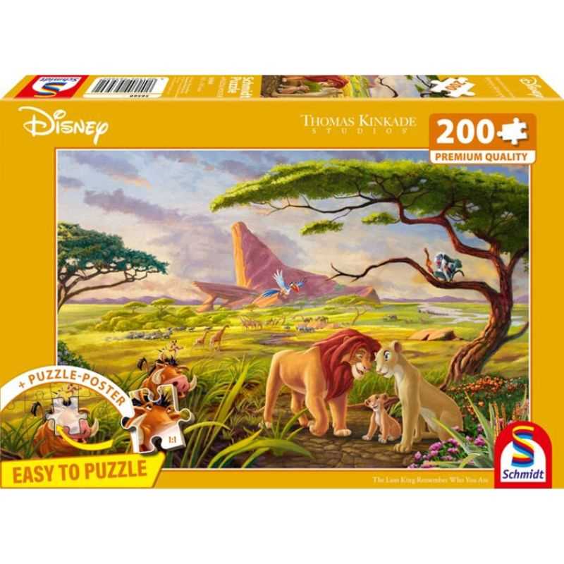 Disney The Lion King Remember Who You Are by Thomas Kinkade – 200 Piece Jigsaw Puzzle (Schmidt)