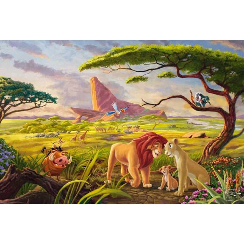 Disney The Lion King Remember Who You Are by Thomas Kinkade – 200 Piece Jigsaw Puzzle (Schmidt)
