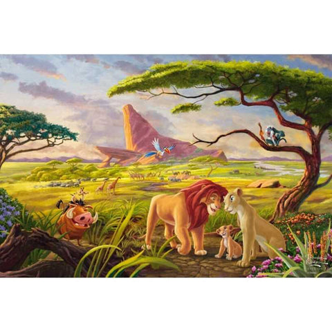 Disney The Lion King Remember Who You Are by Thomas Kinkade – 200 Piece Jigsaw Puzzle (Schmidt)