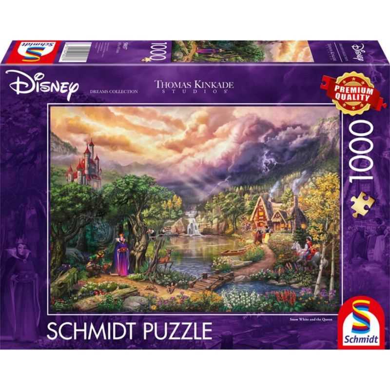 Disney Snow White and the Queen by Thomas Kinkade – 1000 Piece Jigsaw Puzzle (Schmidt)