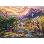 Disney Snow White and the Queen by Thomas Kinkade – 1000 Piece Jigsaw Puzzle (Schmidt)