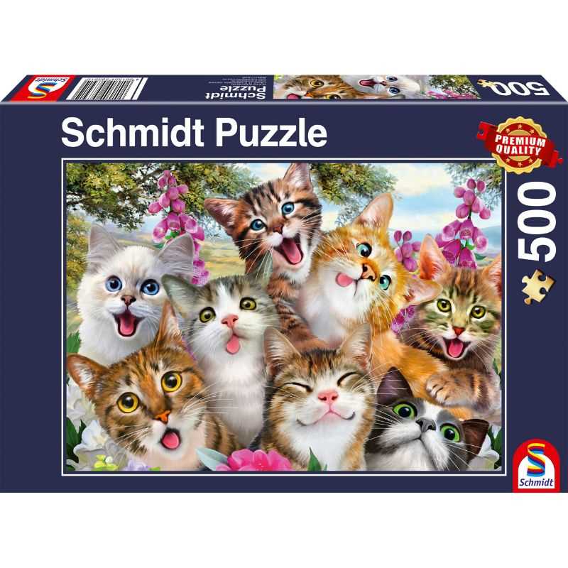 Cat Selfie – 500 Piece Jigsaw Puzzle (Schmidt)