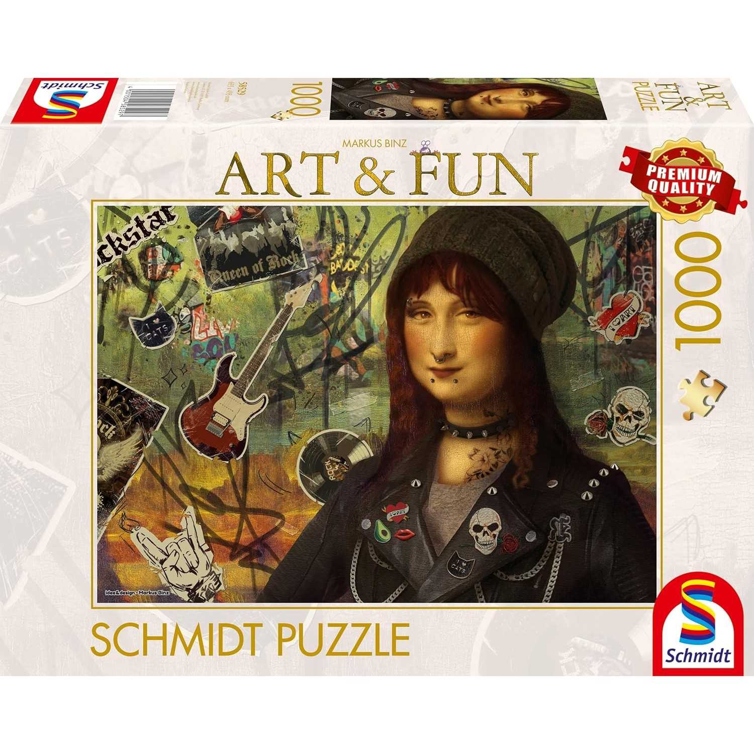 Mona Lisa 2024 by Markus Binz – 1000 Piece Jigsaw Puzzle (Schmidt)