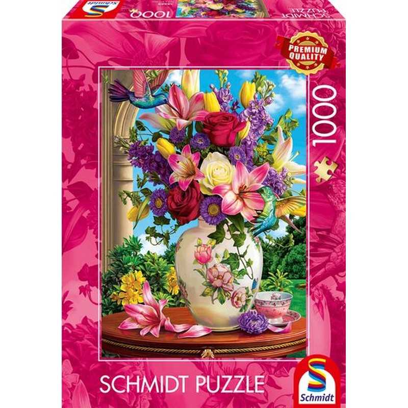 Flower Bouquet – 1000 Piece Jigsaw Puzzle (Schmidt)
