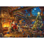 Santa Claus and his Elves by Thomas Kinkade – 1000 Piece Jigsaw Puzzle (Schmidt)