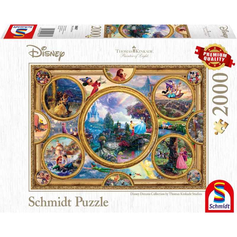 Disney Dreams Collection by Thomas Kinkade – 2000 Piece Jigsaw Puzzle (Schmidt)
