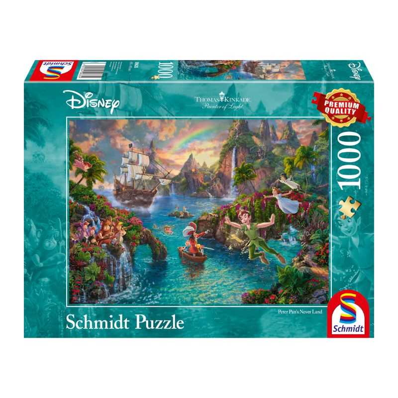 Disney Peter Pan by Thomas Kinkade – 1000 Piece Jigsaw Puzzle (Schmidt)