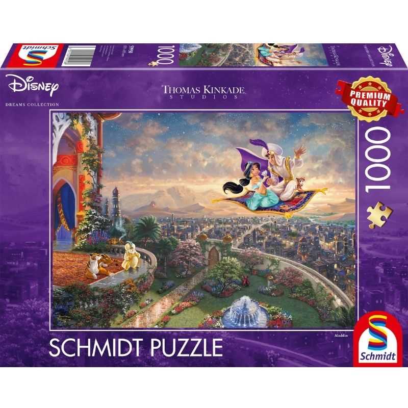 Disney Aladdin by Thomas Kinkade – 1000 Piece Jigsaw Puzzle (Schmidt)