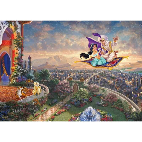 Disney Aladdin by Thomas Kinkade – 1000 Piece Jigsaw Puzzle (Schmidt)