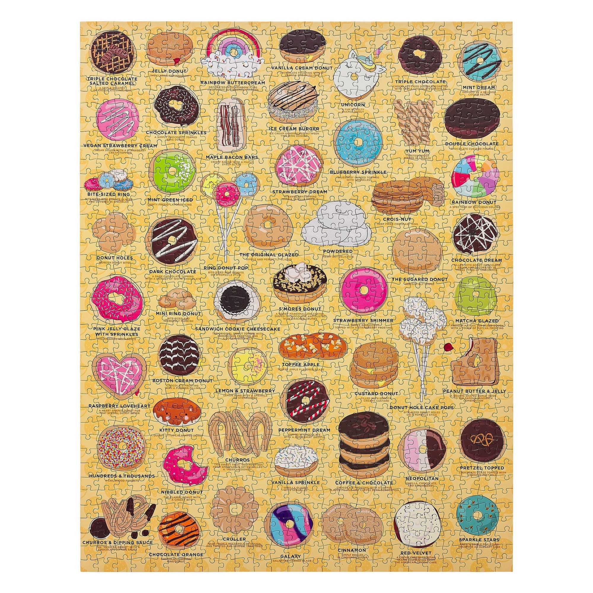 Donut Lover's – 1000 Piece Jigsaw Puzzle (Ridley's Games)