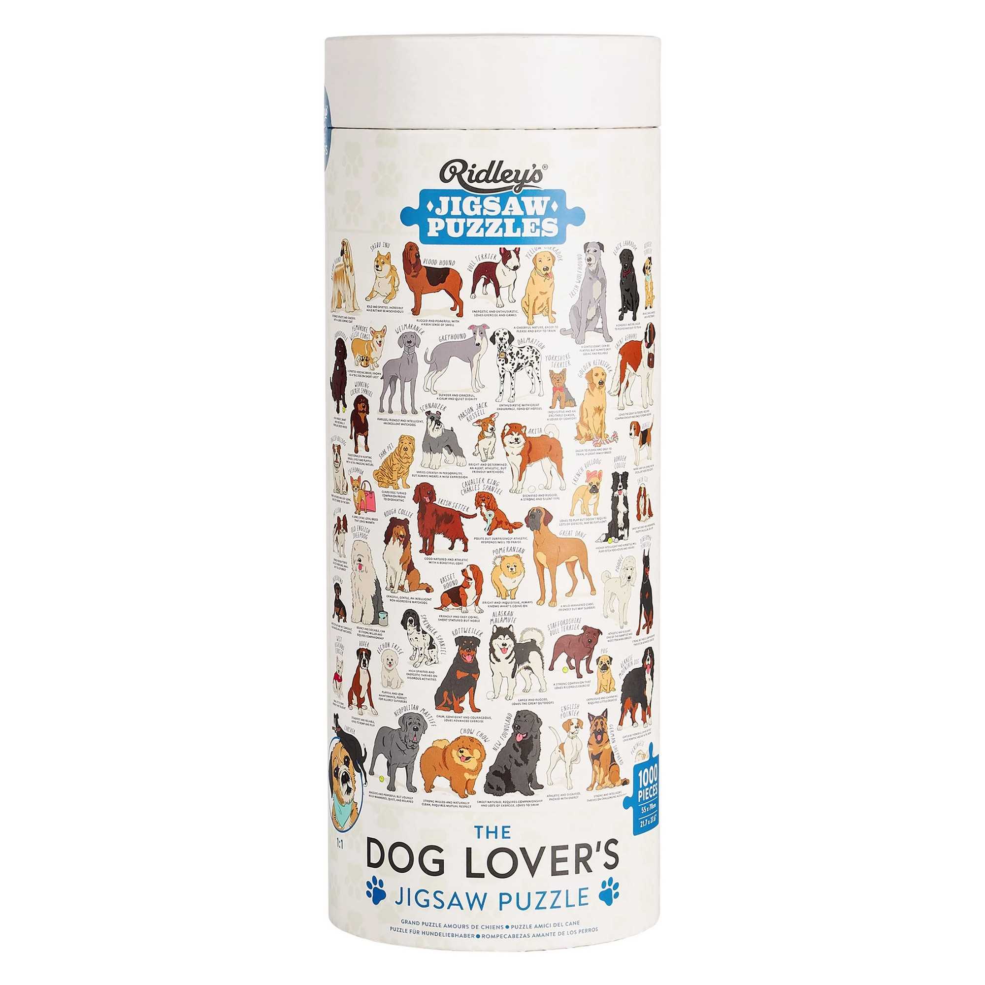 Dog Lover's Jigsaw – 1000 Piece Jigsaw Puzzle (Ridley's Games)