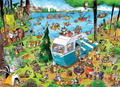Call of the Wild – 350 Piece Jigsaw Puzzle (Cobble Hill)
