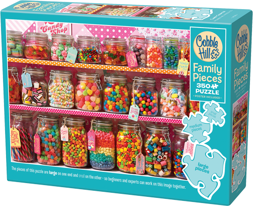 Candy Counter – 350 Piece Jigsaw Puzzle (Cobble Hill)