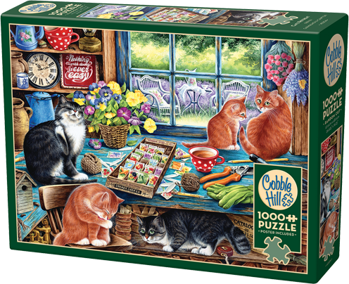 Cats Retreat – 1000 Piece Jigsaw Puzzle (Cobble Hill)