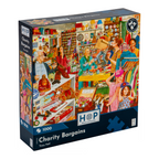 Box, turned right: Charity Bargains – 1000 Piece Jigsaw Puzzle (House of Puzzles)