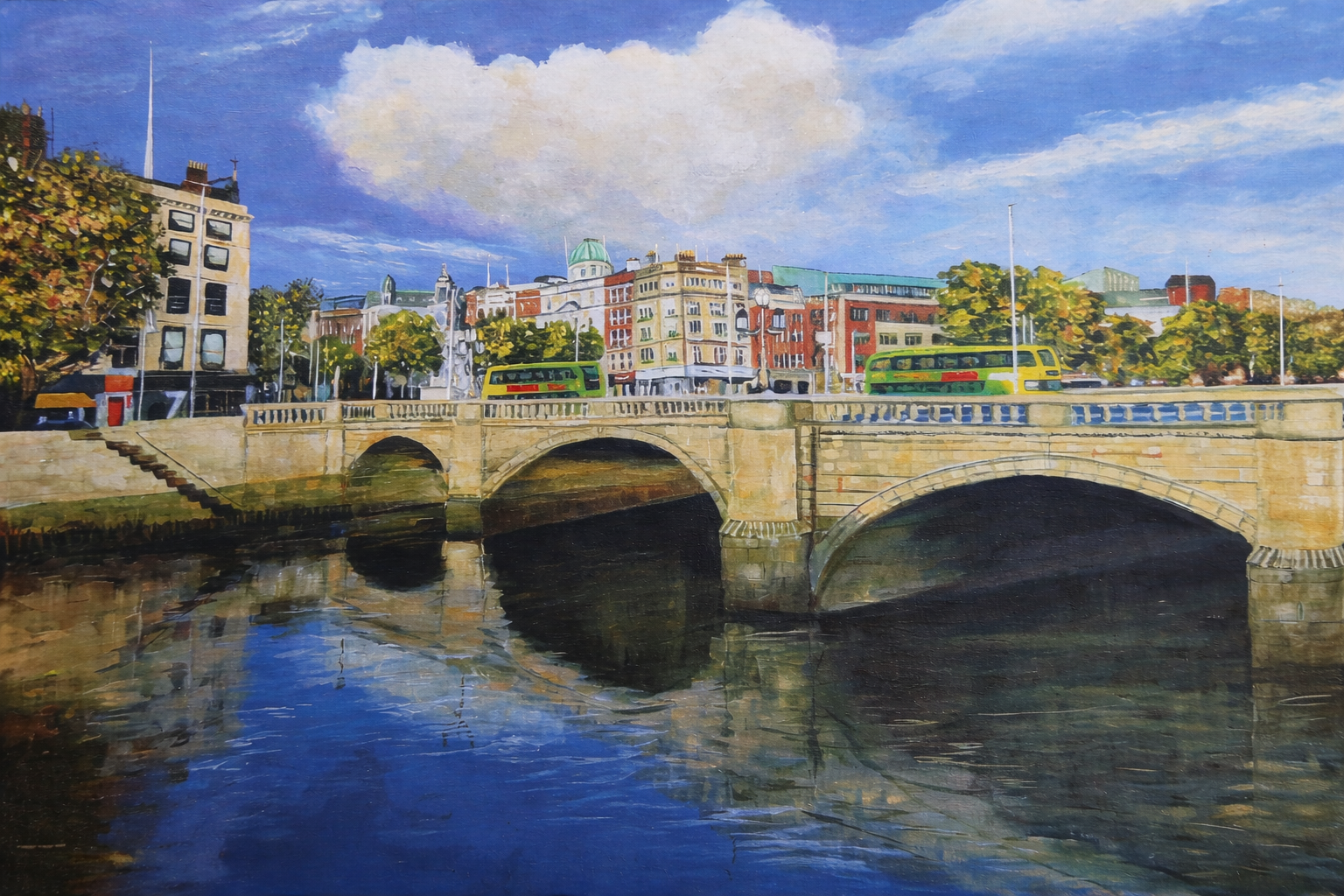 O'Connell Bridge, Ireland - 1000 Piece Jigsaw Puzzle (Ravensburger)