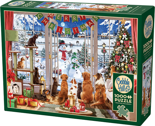 Christmas Visitors – 1000 Piece Jigsaw Puzzle (Cobble Hill)