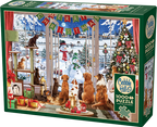 Christmas Visitors – 1000 Piece Jigsaw Puzzle (Cobble Hill)