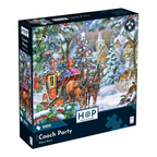 Box, turned right: Coach Party – 1000 Piece Jigsaw Puzzle (House of Puzzles)