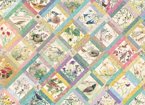 Country Diary Quilt – 1000 Piece Jigsaw Puzzle (Cobble Hill)