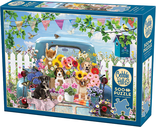 Country Truck in Summer – 500 Piece Jigsaw Puzzle (Cobble Hill)