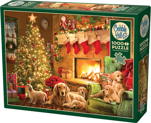 Cozy Fireplace – 1000 Piece Jigsaw Puzzle (Cobble Hill)