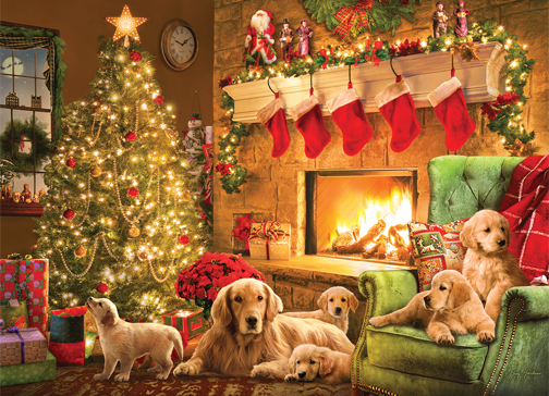Cozy Fireplace – 1000 Piece Jigsaw Puzzle (Cobble Hill)