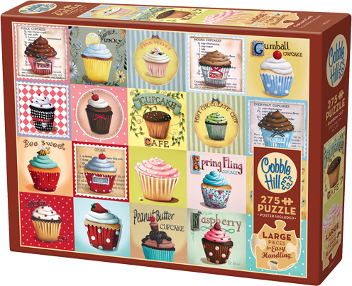 Cupcake Café – 275 Piece Jigsaw Puzzle (Cobble Hill)