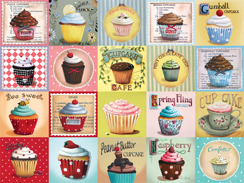 Cupcake Café – 275 Piece Jigsaw Puzzle (Cobble Hill)
