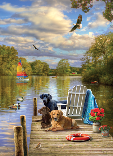 Dog Day Afternoon – 1000 Piece Jigsaw Puzzle (Cobble Hill)