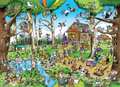 Artwork: Doodle Town: Birdwatcher's Paradise - 1000 Piece Jigsaw Puzzle (Cobble Hill)