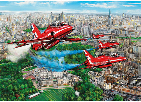 Artwork: Reds Over London – 1000 Piece Jigsaw Puzzle (Gibsons)