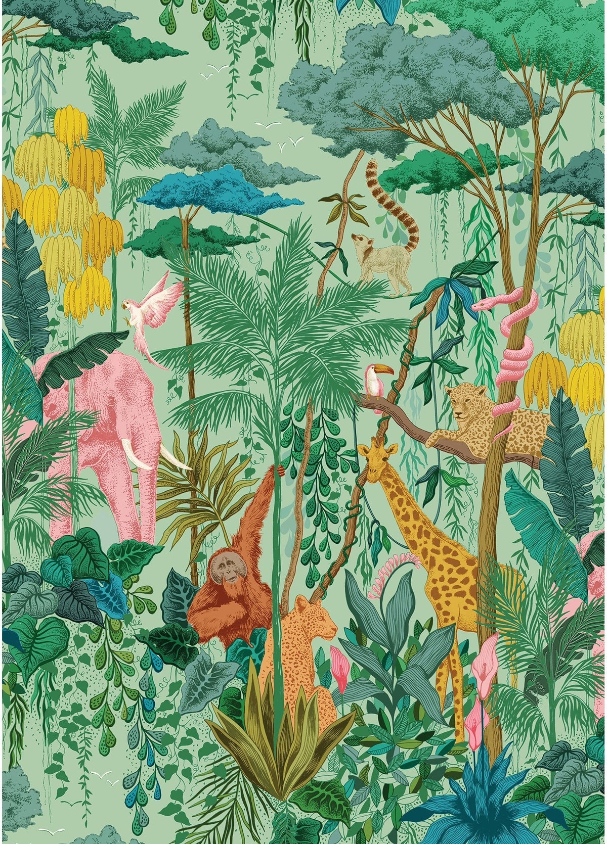Artwork: Jungle Animals – 1000 Piece Jigsaw Puzzle (Gibsons)