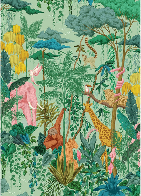 Artwork: Jungle Animals – 1000 Piece Jigsaw Puzzle (Gibsons)