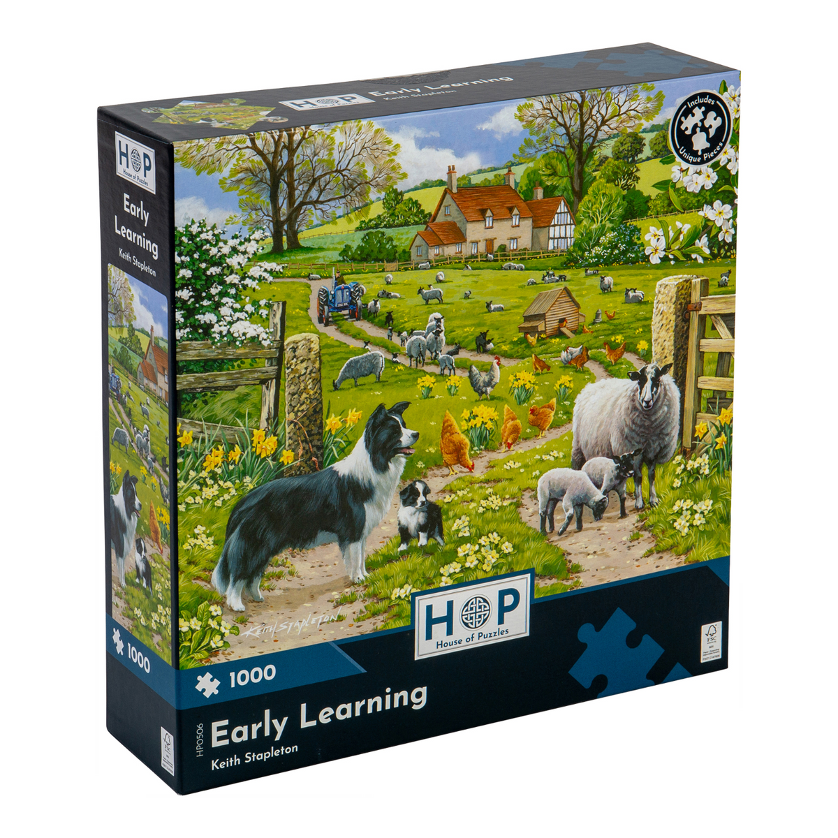 Box, turned right: Early Learning – 1000 Piece Jigsaw Puzzle (House of Puzzles)