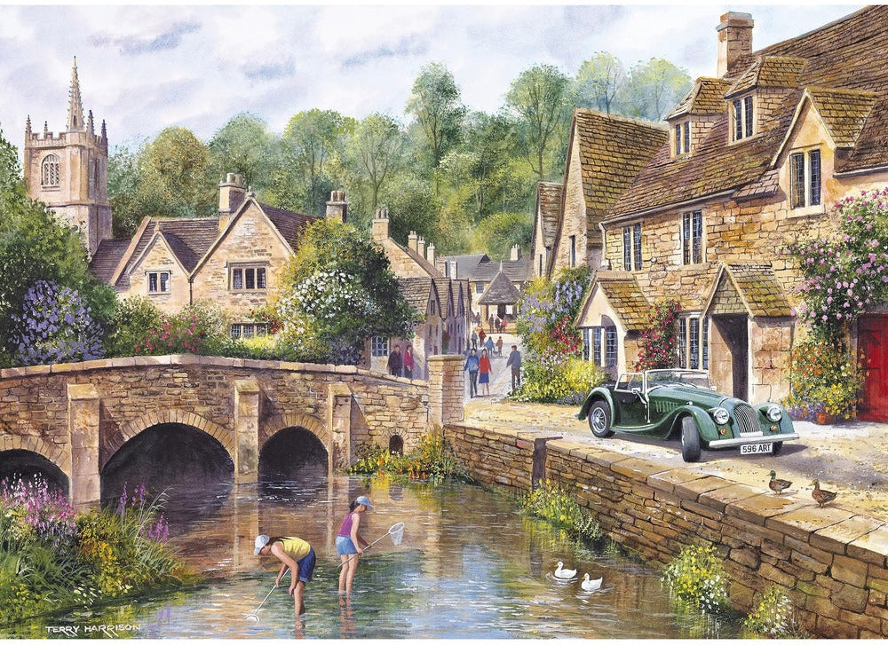 Artwork: Castle Combe – 1000 Piece Jigsaw Puzzle (Gibsons)