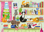 Artwork, puzzle 1 of 4: Catastrophe Cottage – 4 x 500 Piece Jigsaw Puzzles (Gibsons)