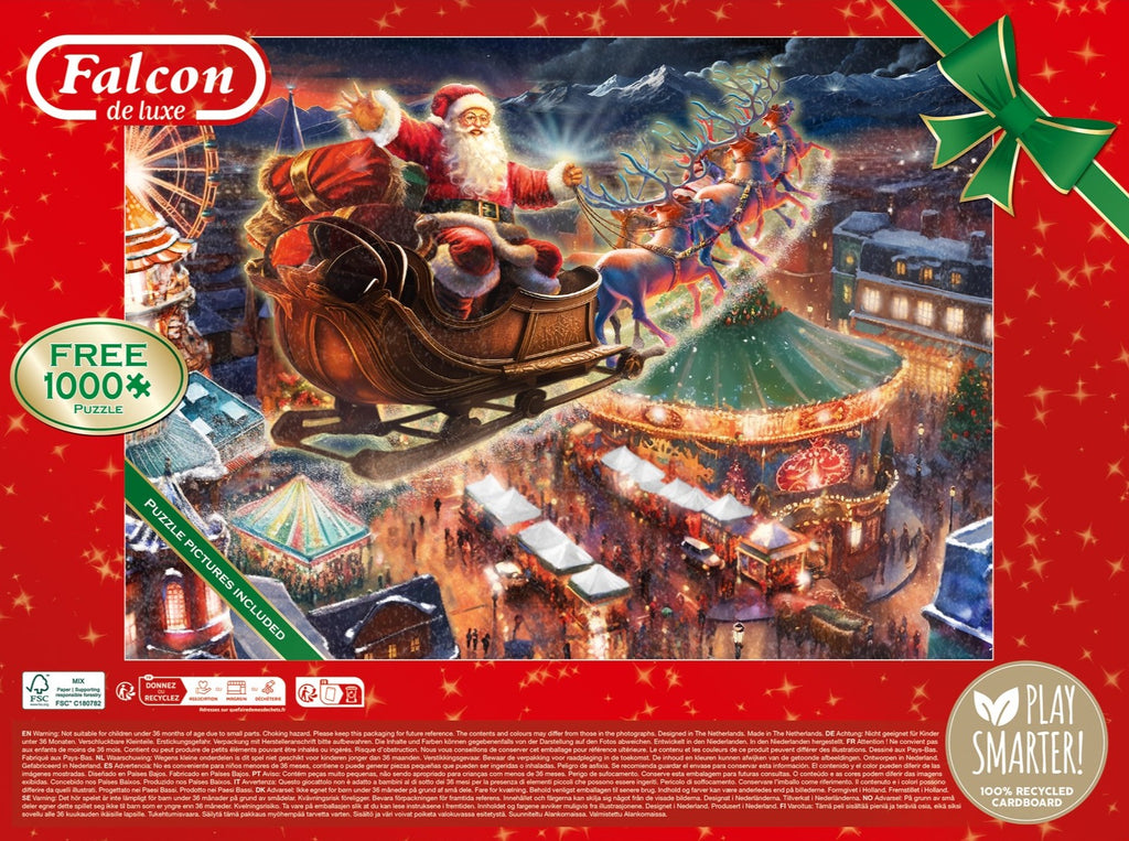 Christmas Wonderland – 2 x 1000 Piece Jigsaw Puzzle (Falcon De Luxe)