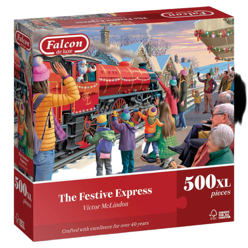 The Festive Express – 500 XL Piece Jigsaw Puzzle (Falcon) - Image 2