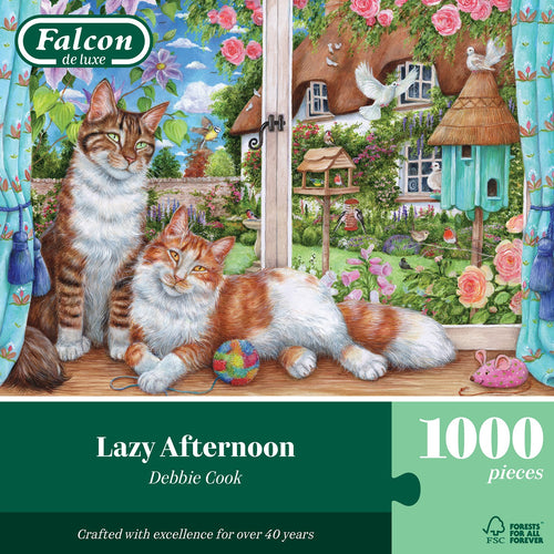 Lazy Afternoon – 1000 Piece Jigsaw Puzzle (Falcon) - Image 2