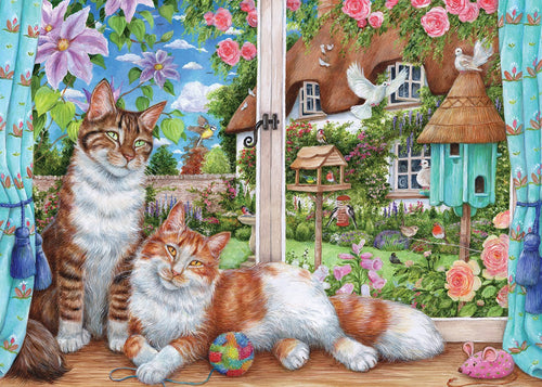 Lazy Afternoon – 1000 Piece Jigsaw Puzzle (Falcon)