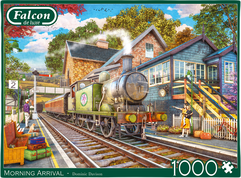 Morning Arrival – 1000 Piece Jigsaw Puzzle (Falcon De Luxe)