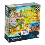 Box, turned right: Farm Fresh – 500 Piece Jigsaw Puzzle (House of Puzzles)