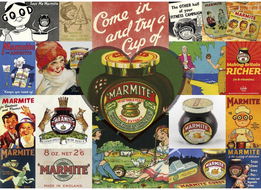 Artwork: Vintage Marmite – 1000 Piece Jigsaw Puzzle (Gibsons)