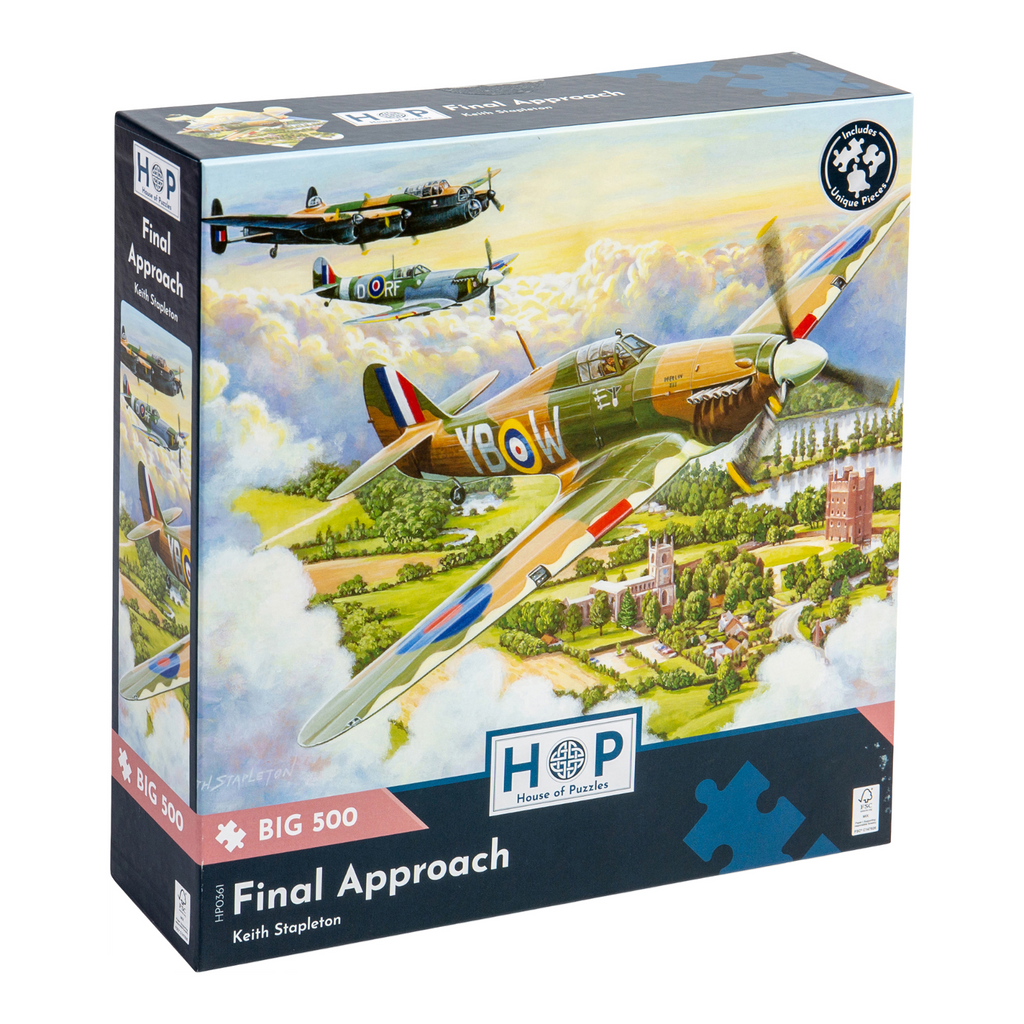 Box, turned left: Final Approach – 500 Piece Jigsaw Puzzle (House of Puzzles)