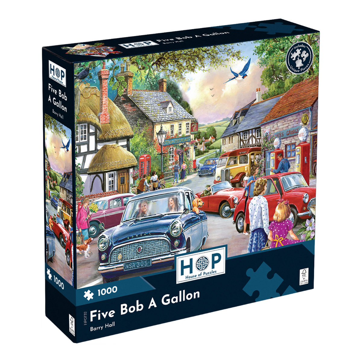 Box, turned right: Five Bob A Gallon by Barry Hall – 1000 Piece Jigsaw Puzzle (House of Puzzles)